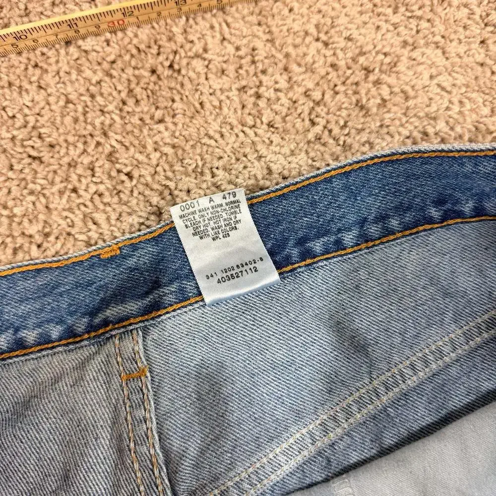 Levis 550 Relaxed Fit Denim Jean Shorts Mens‎ 38 Medium Wash Cotton EUC